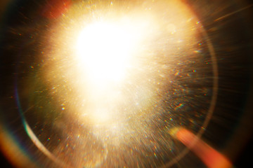 Easy to add overlay or screen filter over photos. Abstract sun burst. Digital lens flare...