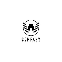 w letter logo vector template eps for your company and industry purpose ready to use