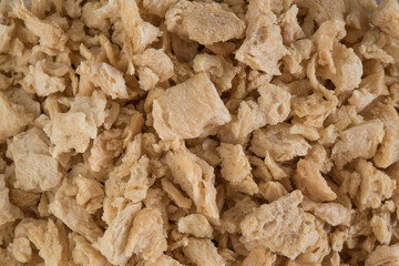 Dried Vegetable Protein Filling the Frame