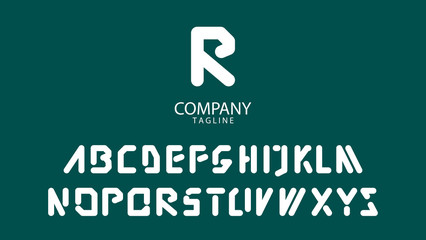 fonts or future technology fonts for lettermarks and initials logos.