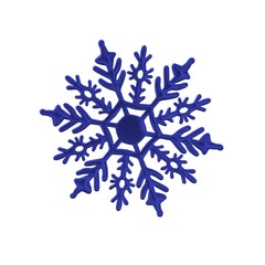 snowflake on white background