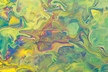 Fototapeta premium Abstract colorful liquid paint background