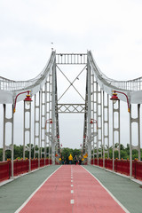 Pedestrian bridge in Kiev, Ukraine