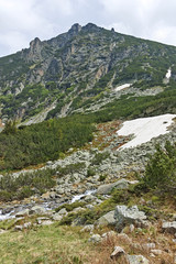 Cloudy Landscape of Malyovitsa river valley, Rila Mountain, Bulgaria