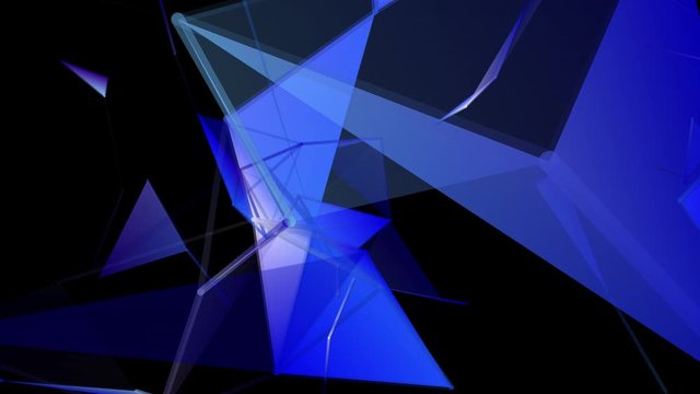 abstract futuristic polygonal constellation style particle background of points lines and triangles
