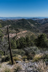 Vertical state highway 152 in southwest New Mexico.