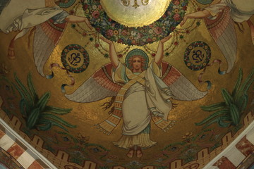 Marseille, France - september 25th 2019: Notre Dame De La Garde cathedral