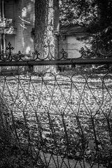 old decorative fence 