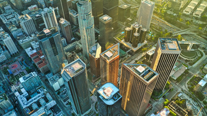 aerial view of city