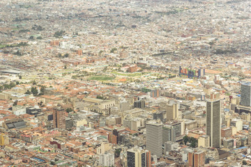 landscape of city of bogota colombia