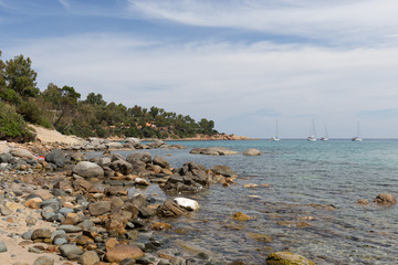 Sardinien Ausblick Meer