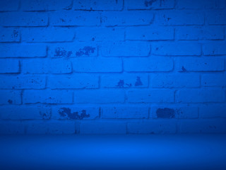 Abstract blue background for web design templates, valentine, christmas, product studio room and business report with smooth gradient color.