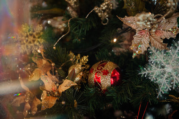 Obraz na płótnie Canvas Holiday's Background for Merry Christmas