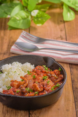 チキンのトマト煮込み