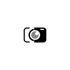 Camera icon vector logo design