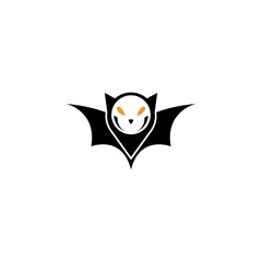 Bat logo template vector icon design