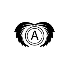 wings logo design and ilustration template.