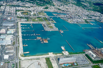 沖縄の航空写真