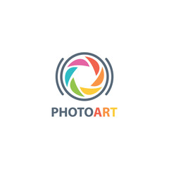 camera logo template design vector,photography design logo