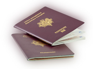 passport and money