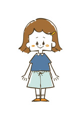 女の子-笑顔-全身