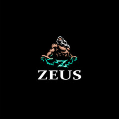 Greek god Zeus. 