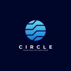 Fototapeta premium Circle growing Illustration Vector Template