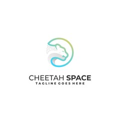 Cheetah Illustration Vector Template
