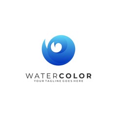 Water Abstract Illustration Vector Template