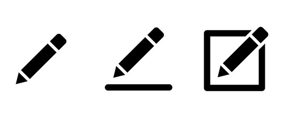 pen icon . web icons or signs . web and mobile icons. - obrazy, fototapety, plakaty