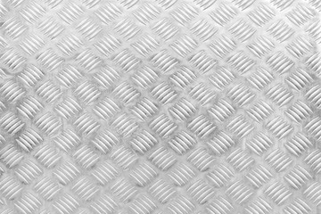 Aluminum plate texture with diamond pattern background
