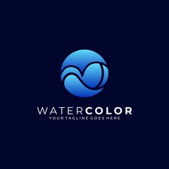Water Abstract Illustration Vector Template