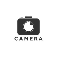 camera logo design vector