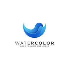 Water Abstract Illustration Vector Template