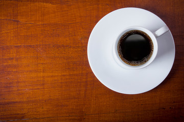Coffee cup on the table