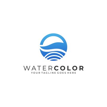 Water Abstract Illustration Vector Template