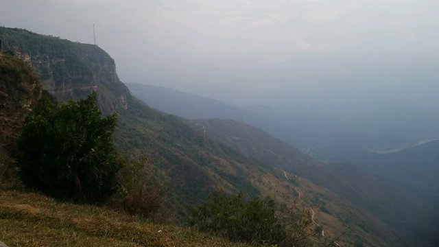Timelapse of the Chicamocha Valley in Satander, Colombia