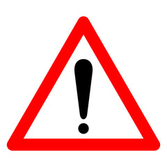 Caution Warning Symbol Sign,Vector Illustration, Isolate On White Background Label. EPS10