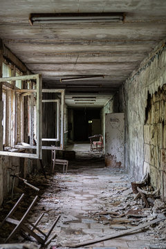 Abandoned building in Prypiat, Chernobyl
