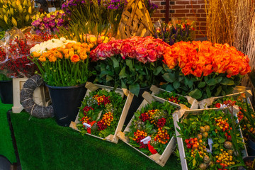 Flowers in the market