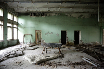 Abandoned building in Prypiat, Chernobyl