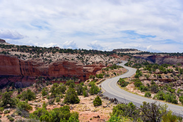 Grand View Point Road in Canyonlands National Park