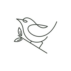 green bird and leaf logo design