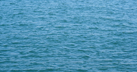 Sea surface water texture in blue