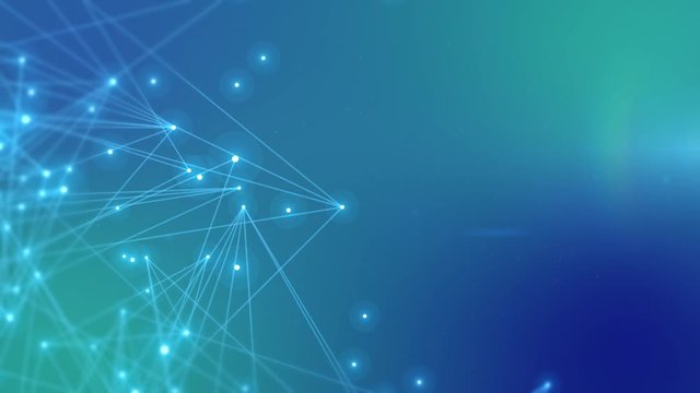 Plexus network of lines and nodes