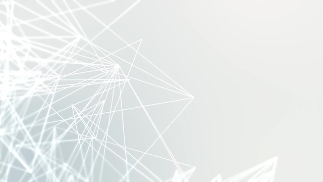 Connection of network lines animation