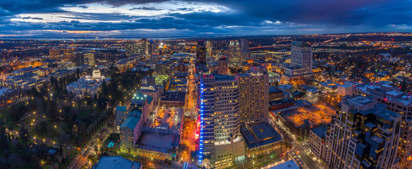 Fototapeta premium Aerial view of Sacramento