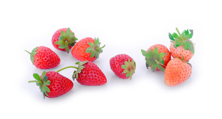 Strawberry isolated on white background.