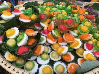 Deletable Imitation Fruits (Look Choup) -Thai dessert