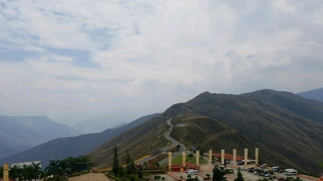 SANTANDER, COLMBIA - MARCH 2018: Chicamocha National Park, also known as Panachi, a Colombian national natural.The site is a tourist attraction due to is landscape & the variety of outdoor activities